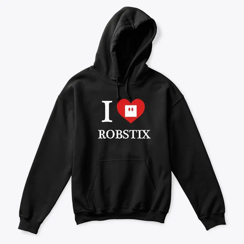 I Love Robstix White