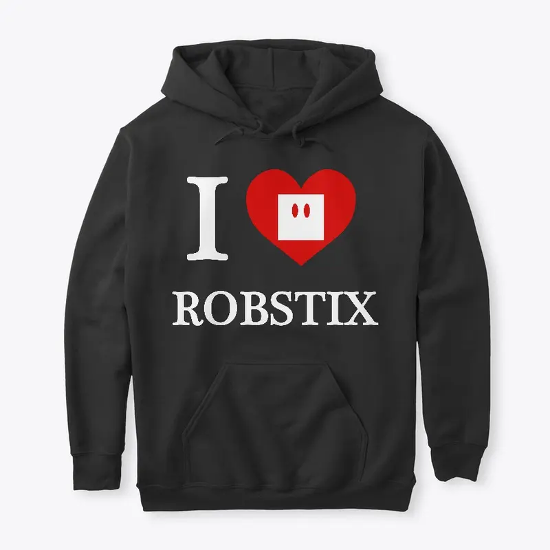 I Love Robstix White